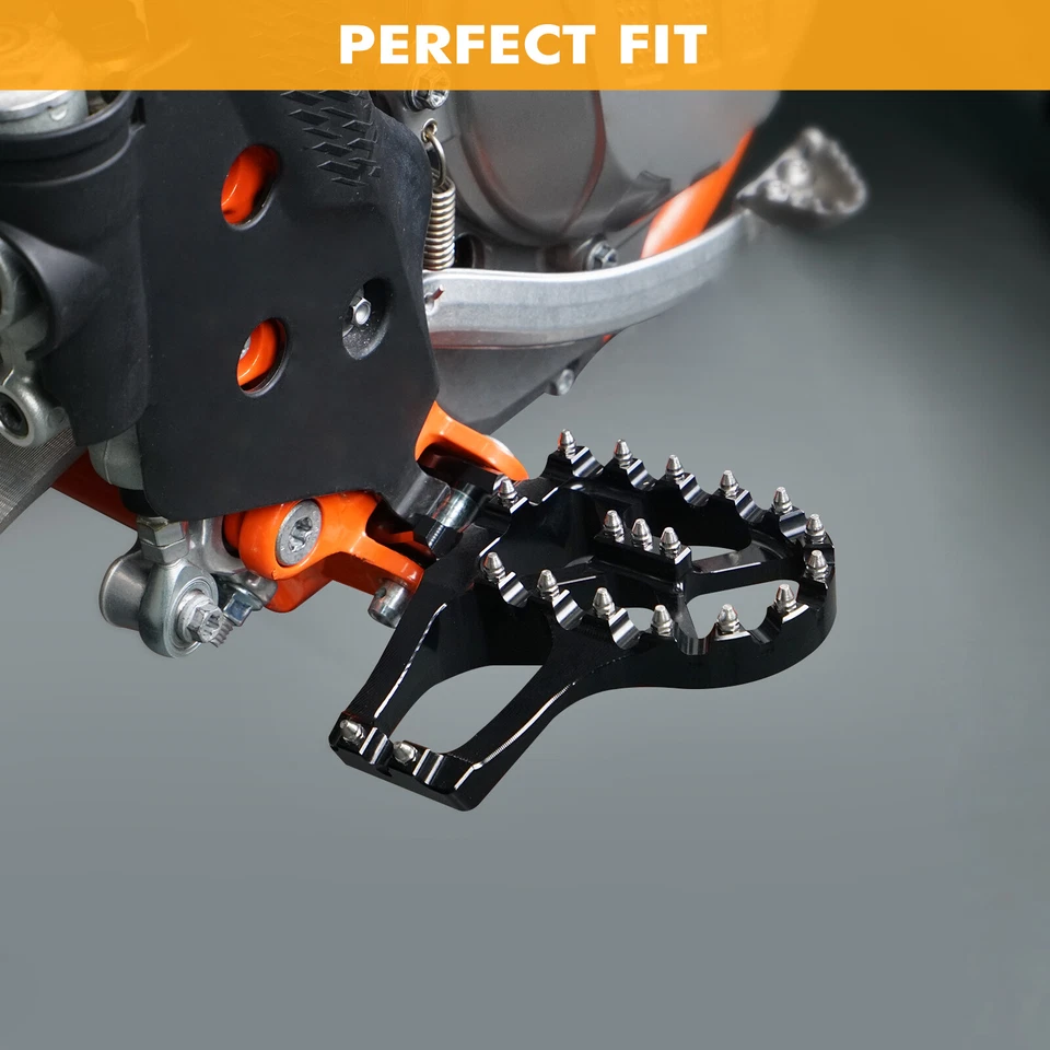 Reposapiés extensores reposapiés grandes para KTM 250 350 450 XC XC-F SX SX-F 2017-2022 Foto 2 de 4