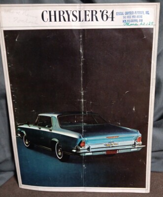 1964 Chrysler  Sales Brochure. A62