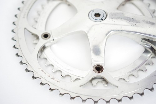 Vintage Campagnolo C-Record Bicycle Crankset 170 mm 41/53 T New 41T Chainring - Picture 9 of 12