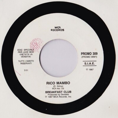 Breakfast Club / Abigail Mead & Nigel Goulding - Rico Mambo / Full Metal Jacket (7'')