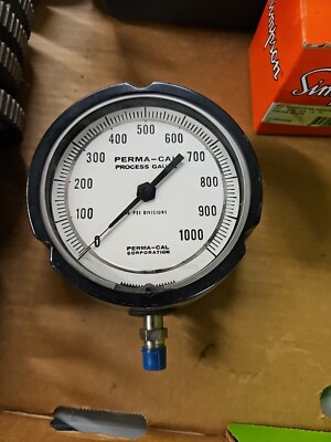 NEW NO BOX Perma-Cal 4.5-Inch Test Gauge 0 to 1000 121TTM11A21