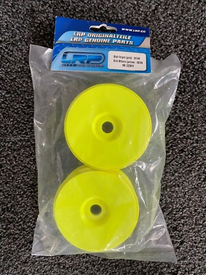 2 Stück LRP Dish Felgen gelb Art. Nr. 132014 für S8 BX Buggy