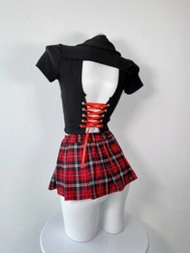 Sexy Lingerie Japanese Schoolgirl Cosplay Uniform Student Dress Nightwear Outfit