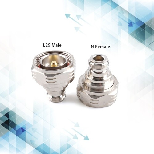 RF Microwave Coaxial Adapter L29 7/16 DIN Female to N Male Connectors - Zdjęcie 2 z 8
