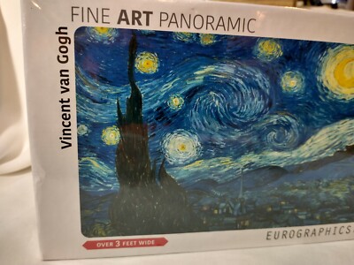 Buy EuroGraphics Starry Night Panorama  Expanded From Original  By Vincent Van Gogh 1000 Piece Puzzle