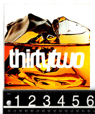 Thirtytwo Snowboard Sticker 6 in Square Multicolor 32 Decal