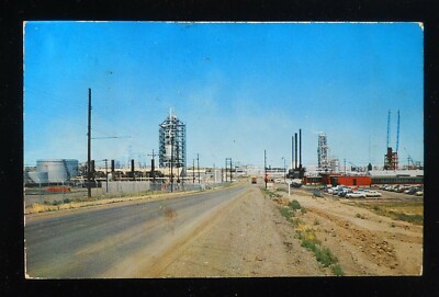 1956 Carter Oil Refinery Employ 2300 People BILLINGS & DENVER R.P.O. Billings MT