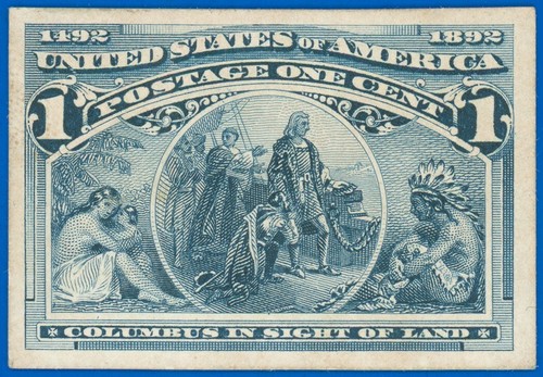 US Scott #230p4 Proof on Card, VF, Columbian, Some Toning, SCV $20.00! (SK) - Photo 1 sur 1
