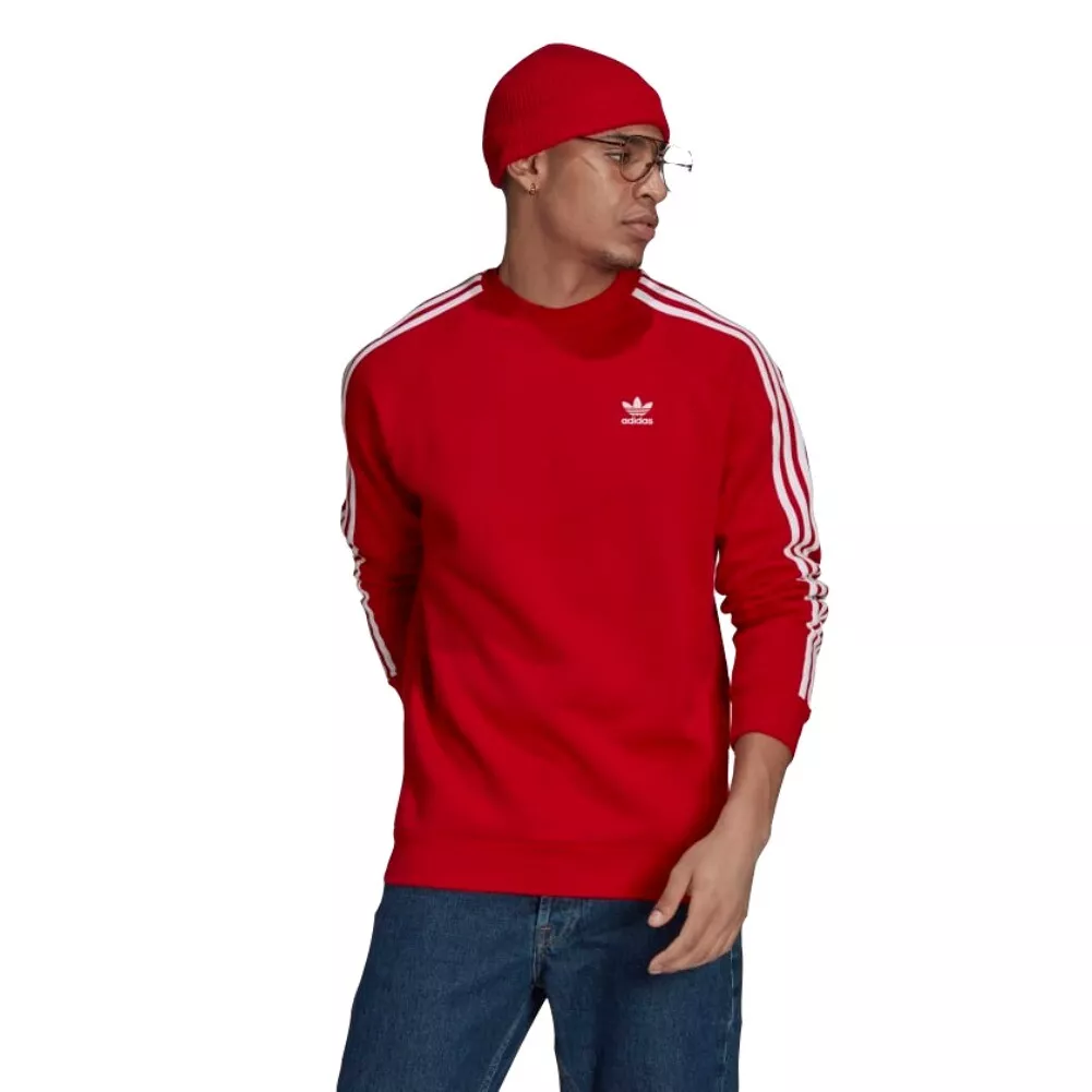 adidas adicolor 3 stripe crew