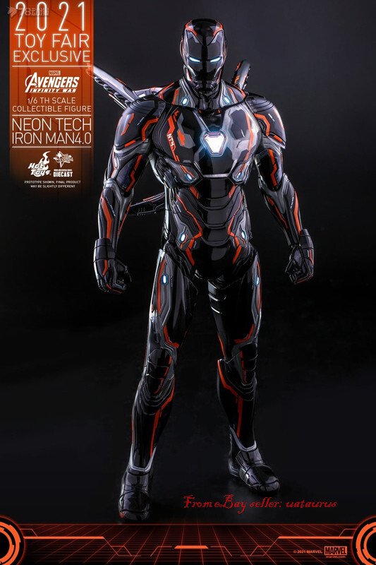 MARVEL - haru ネオンテック版 Hot Toys 1/6Mms597 Avengers: Infinity War Neon Tech Iron Man