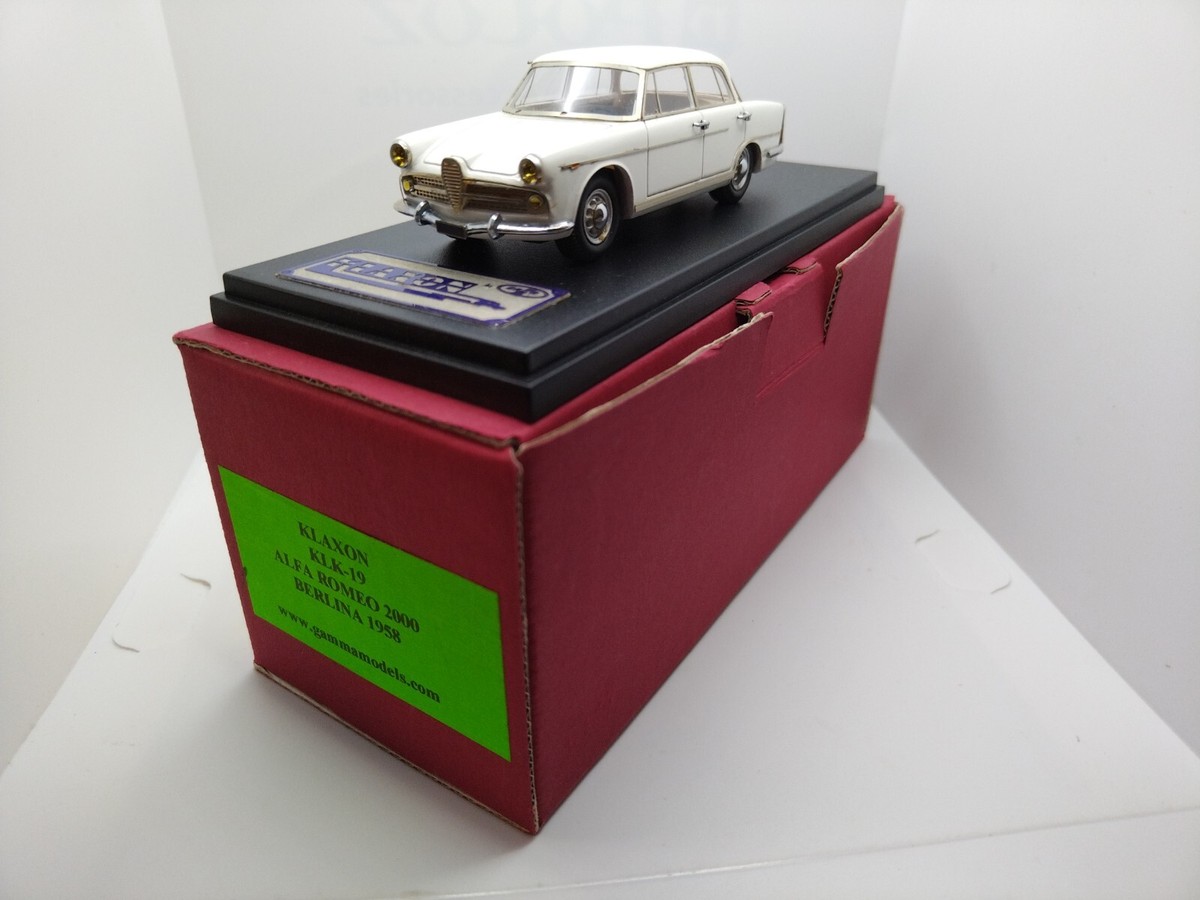 KLAXON GAMMA MODELS 1/43 BUILT ALFA ROMEO 2000 BERLINA 1958. VERY