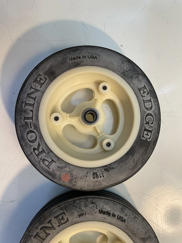 Pro-Line Tires And Wheels From RC10 Kit 6001 Associated Plus Rims Wheels - Image 4 of 4