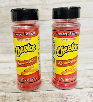 2x Flamming Hot Cheetos Powder Seasoning 2x Polvo Chilito Sasonador Flamming Hot