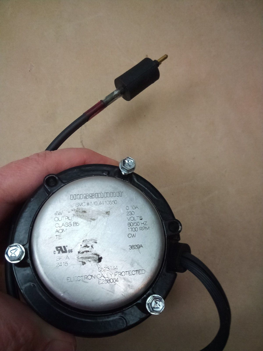Hussmann E258064 Motor 115V 60HZ 12W compatible with B3XC Hussmann E258064 Motor 115V 60HZ 12W compatible with B3XC