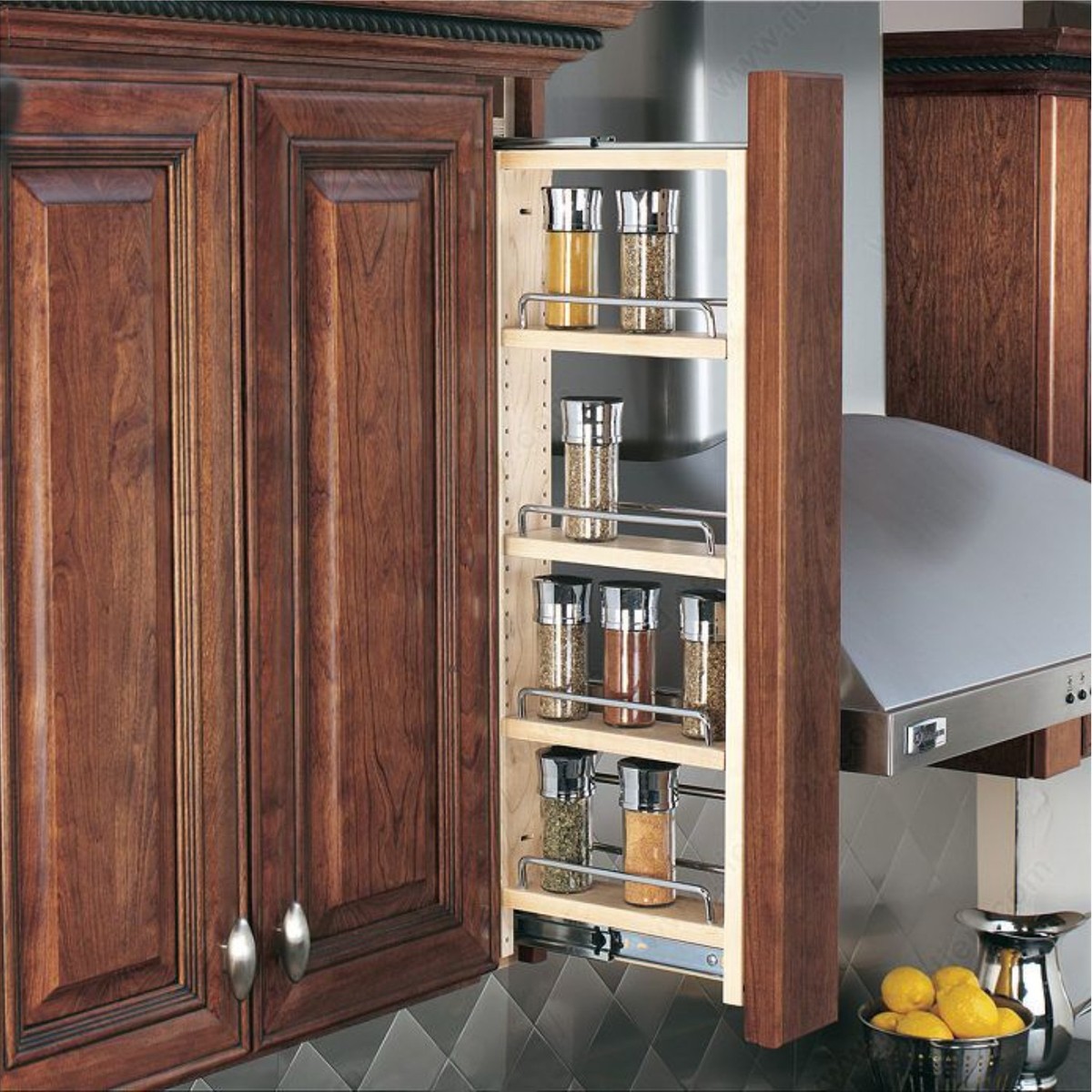 Spice Rack Pull Out Upper Cabinet Pull Out Spice Rack VisualHunt