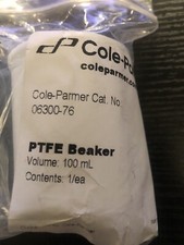 Cole-Parmer  PTFE Beaker, 100 mL, 1/Pk