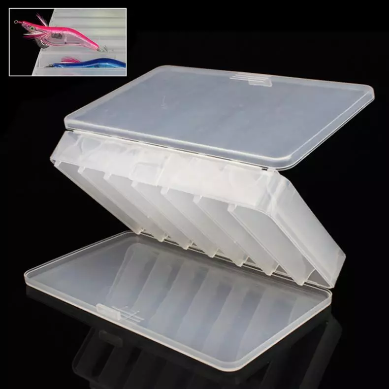 Fishing Box Organizer Double Sided Lure Box Clear Tackle Box Organizer  Storage