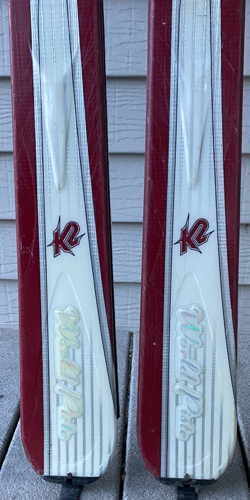 K2 World Piste Telemark Skis 2005 181 cm w/G3 Targa Bindings Climbing