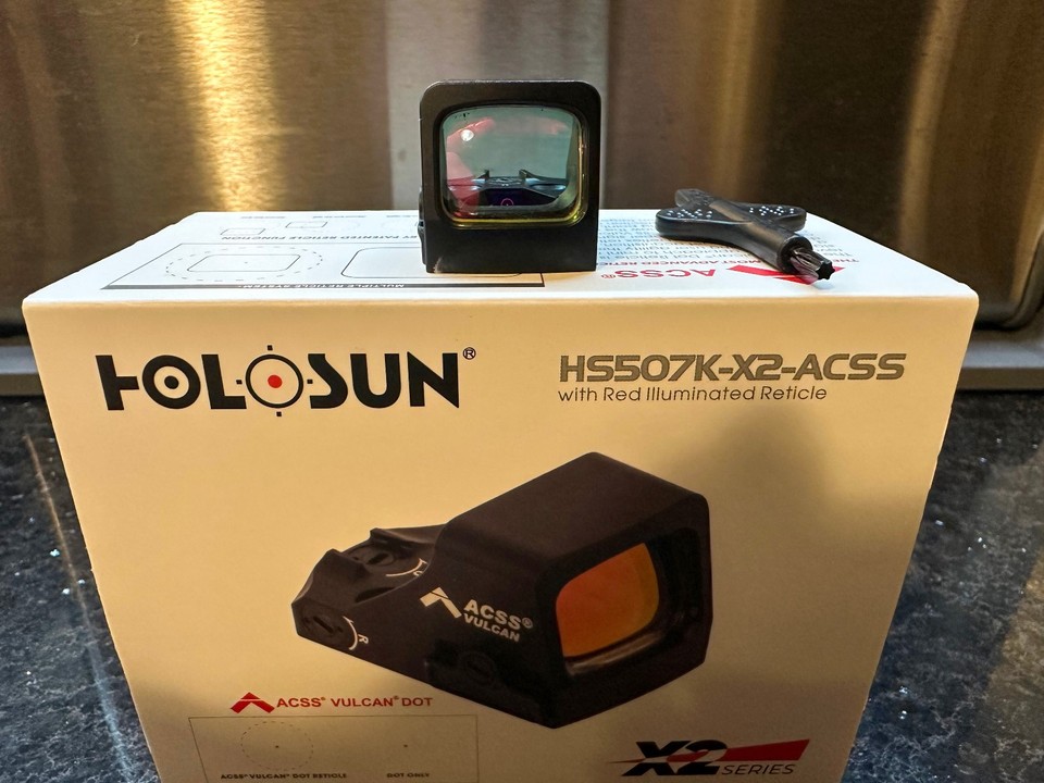 HOLOSUN HE407K-GR X2 Green Dot Micro Reflex Sight | Shock Proof | Free Gift Included