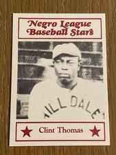 Clint Thomas 1984 Decathlon Negro League Baseball Stars /2000 #33