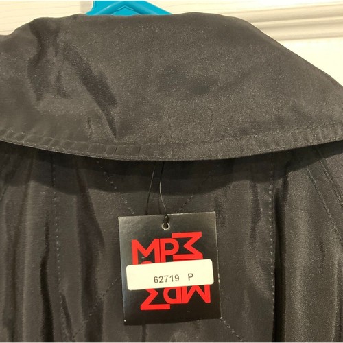 Mycra Pac Reversible Raincoat Women's Petite Size 0P NEW Black Nickel Minimalist - Picture 10 of 11