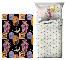Disney Nightmare Before Christmas Kids Throw Twin Sheet Set-AB07V1ZF6BG3