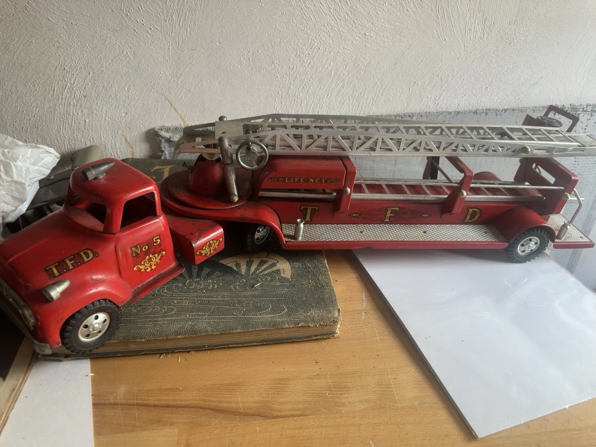 ビンテージ 1950年代トンカ ブリキはしご車 Tonka 1957 Vehicle Year 1957 Year of Manufacture Vintage