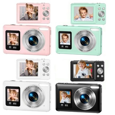 Lightweight Digital Camera With 4K Video Recording And Double Color Screens