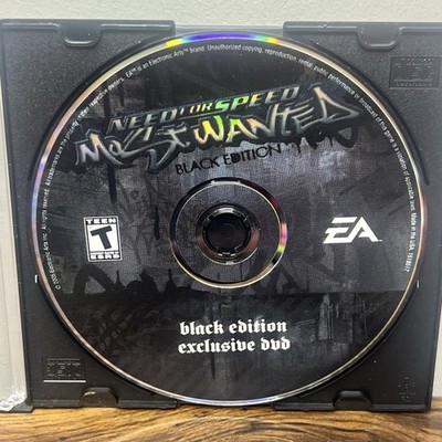 Need For Speed Most Wanted Black Edition Exclusive DVD Only No Game