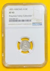 1853 (Arrows) U.S. SEATED LIBERTY SILVER HALF 1/2 DIME 5c COIN (NGC-Graded XF45)