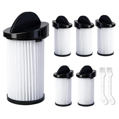6-Pack HEPA Pre-Motor Filter with 2 Brushes  Compatible with Eye-Vac Series Home