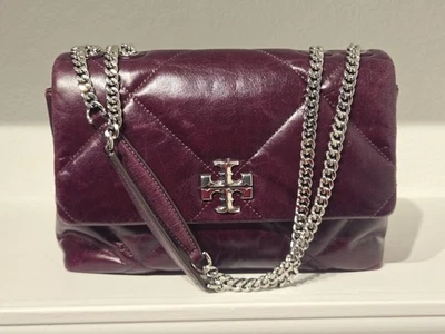 New Tory Burch Kira Diamond Quilt Large Leather Convertible Shoulder Bag $598 - Image 1 of 4