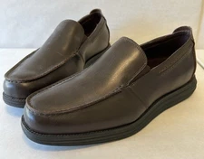 Deer Stags Prime Men's Andrew Slip-On Loafer Shoes Size 11.5 W Brown Leather+ Ex