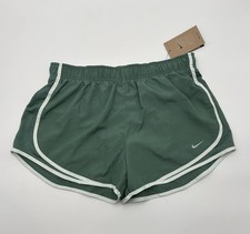 Nike Women's Tempo Brief-Lined Fashion Running Shorts Size L Green CU8890-368 