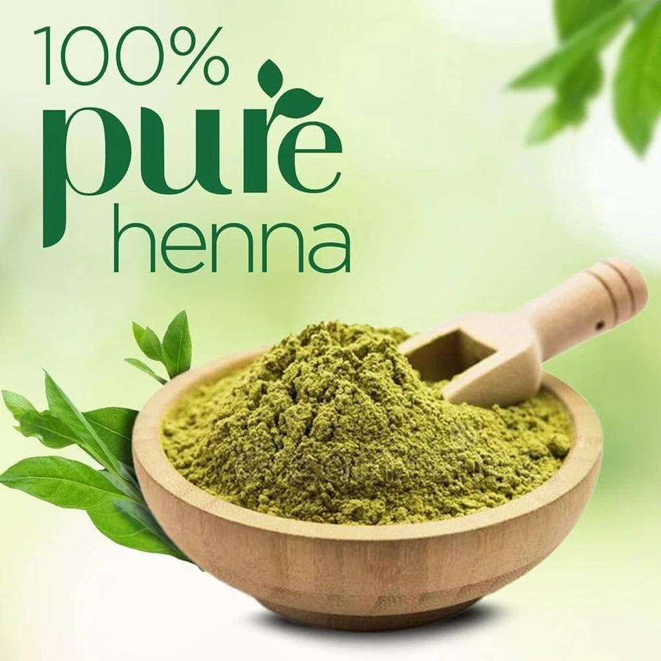 Polvo de henna Godrej Nupur 9 hierbas | Color de cabello 100 % natural, Mehendi herbal 400 g Foto 3 de 4