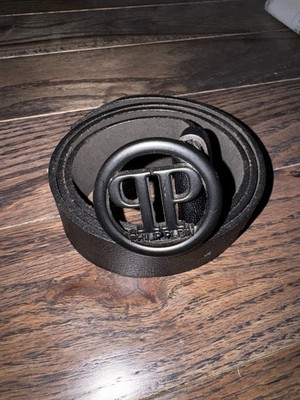 Philipp Plein Belt Black Big Size 36+