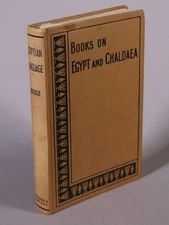 Egyptian Language Easy Lessons in Hieroglyphics by Budge Routledge 1949 HC
