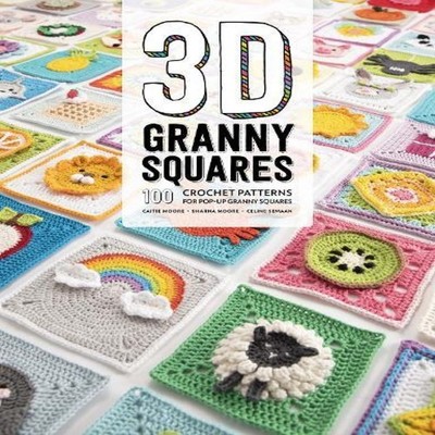 3D Granny Squares 100 crochet patterns for pop-up granny squares