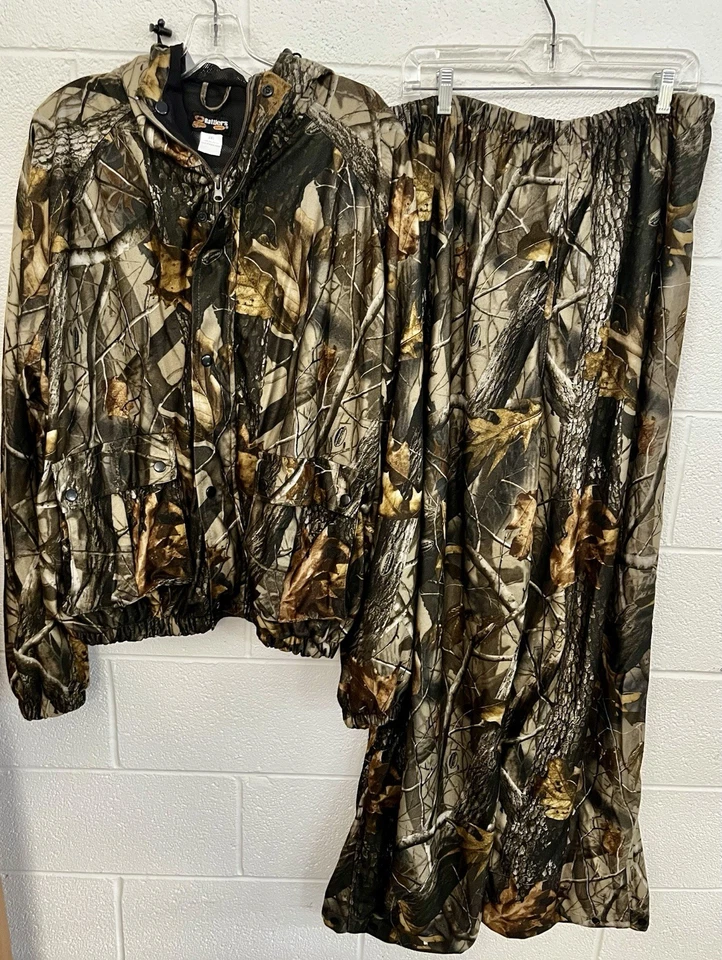 Rattlers Camouflage Suit Set Pants Hoodie Jacket Top 2XL Hunting Lightweight - Image 3 of 4