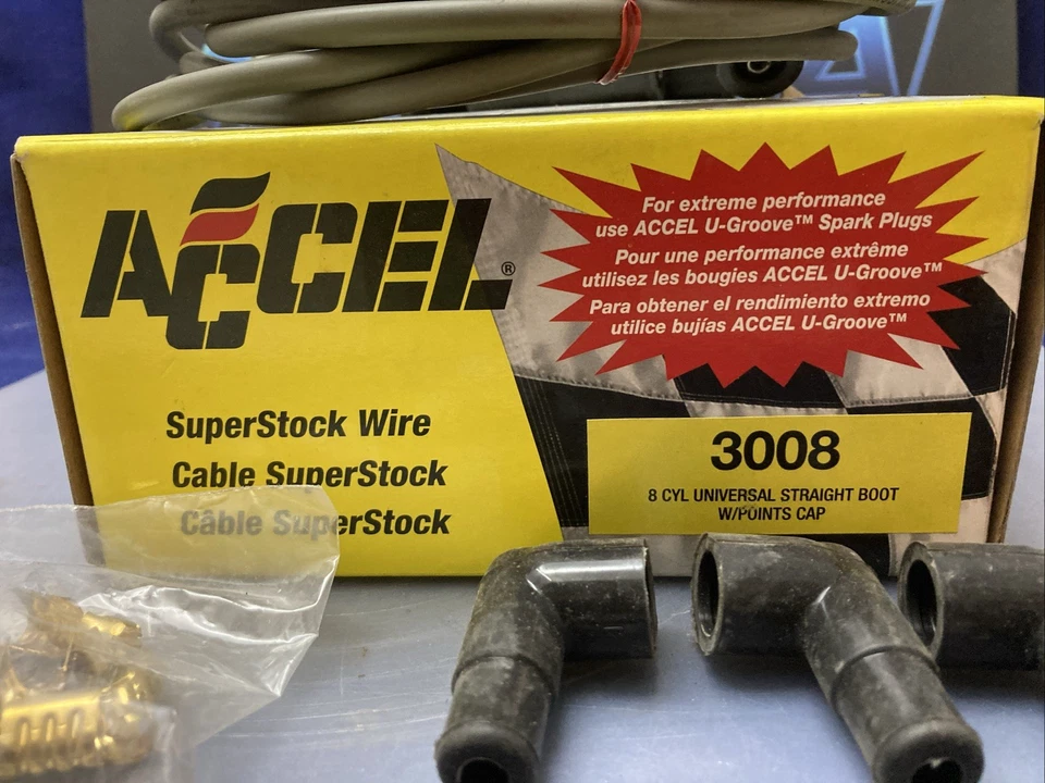 JUEGO DE CABLES DE BUJÍA ACCEL 3008 GENUINOS NUEVOS Foto 2 de 4