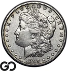 1899 Morgan Silver Dollar Coin, AU++ Better Date