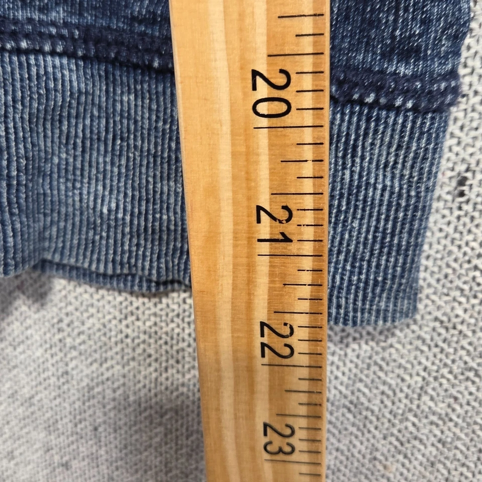 Style&co. The Essential Sweatshirt Womens PS Blue Floral Round Neck Long Sleeve - Image 3 of 4