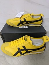 Onitsuka Tiger Mexico 66 Yellow Black Low Top Sneakers Shoes Unisex