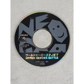 World Heroes 2 Jet Hyper Heroes Battle Neo Geo CD SNK ADK Japan ADCD-007 Disc