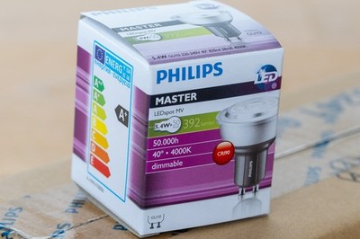Philips Master LEDspot MV 5,4W (10 Stück) dimmbar 4000K 40° GU10 Neutralweiß