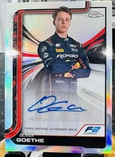 2025 Topps Chrome F1 Oliver Goethe RC Auto F2 MP Motorsport Rookie
