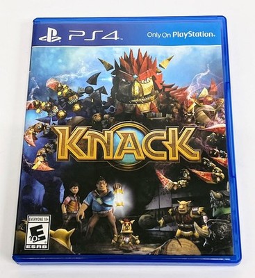 Knack PS4 PlayStation 4 Game Disc & Case
