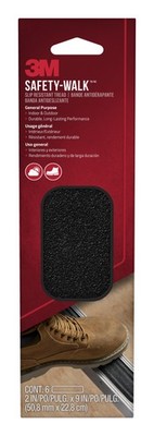 3M Safety-Walk Antirutschband 6 Streifen, 50,8 x 228 mm, Innen/Außen
