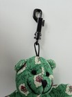 Vintage Vera Bradley Floral Green Multicolor Plush Teddy Bear Clip-On Keychain — photo 5
