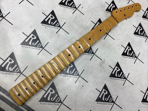 Warmoth Vintage Tele Guitar Neck Scalloped Fatback Maple